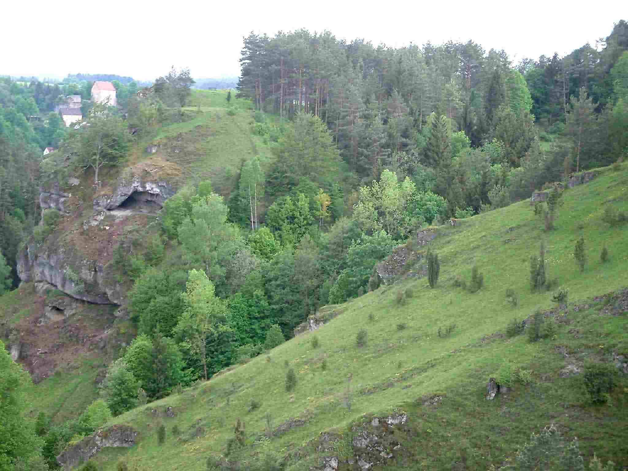 Landschaft bei Pottenstein